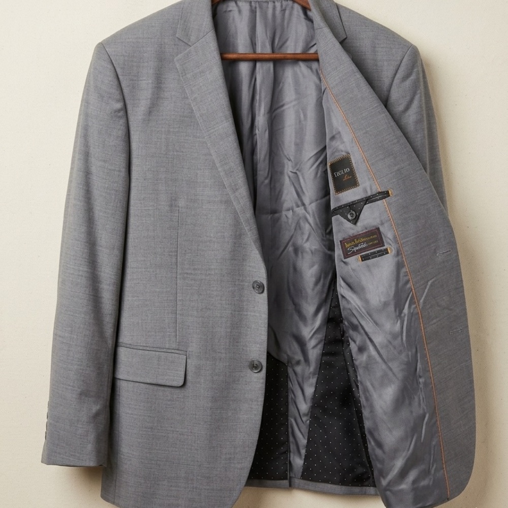NWOT Tiglio Luxe 100% Italian Wool Blazer - 52R - NEW/Unworn